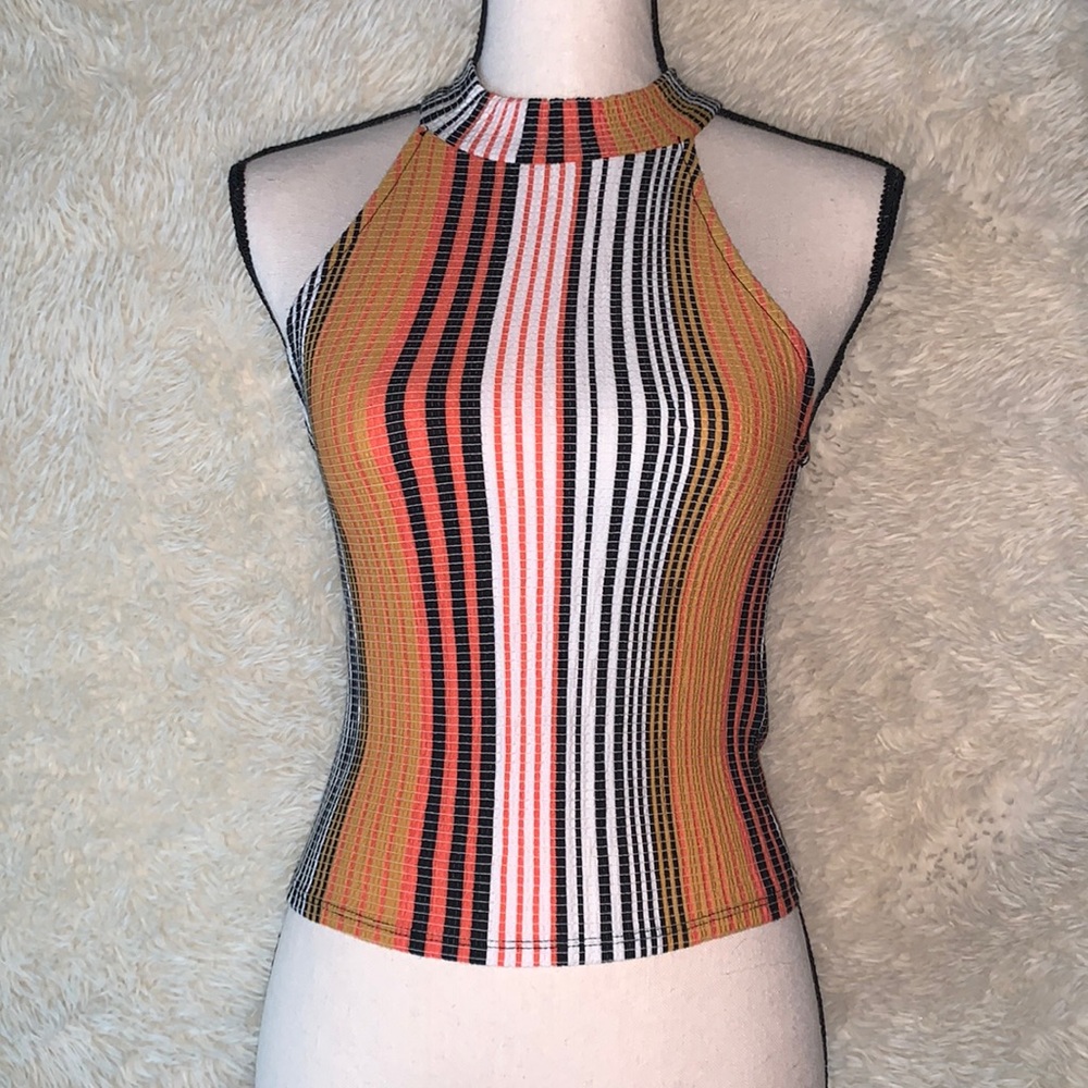 Zara Striped Crop Top